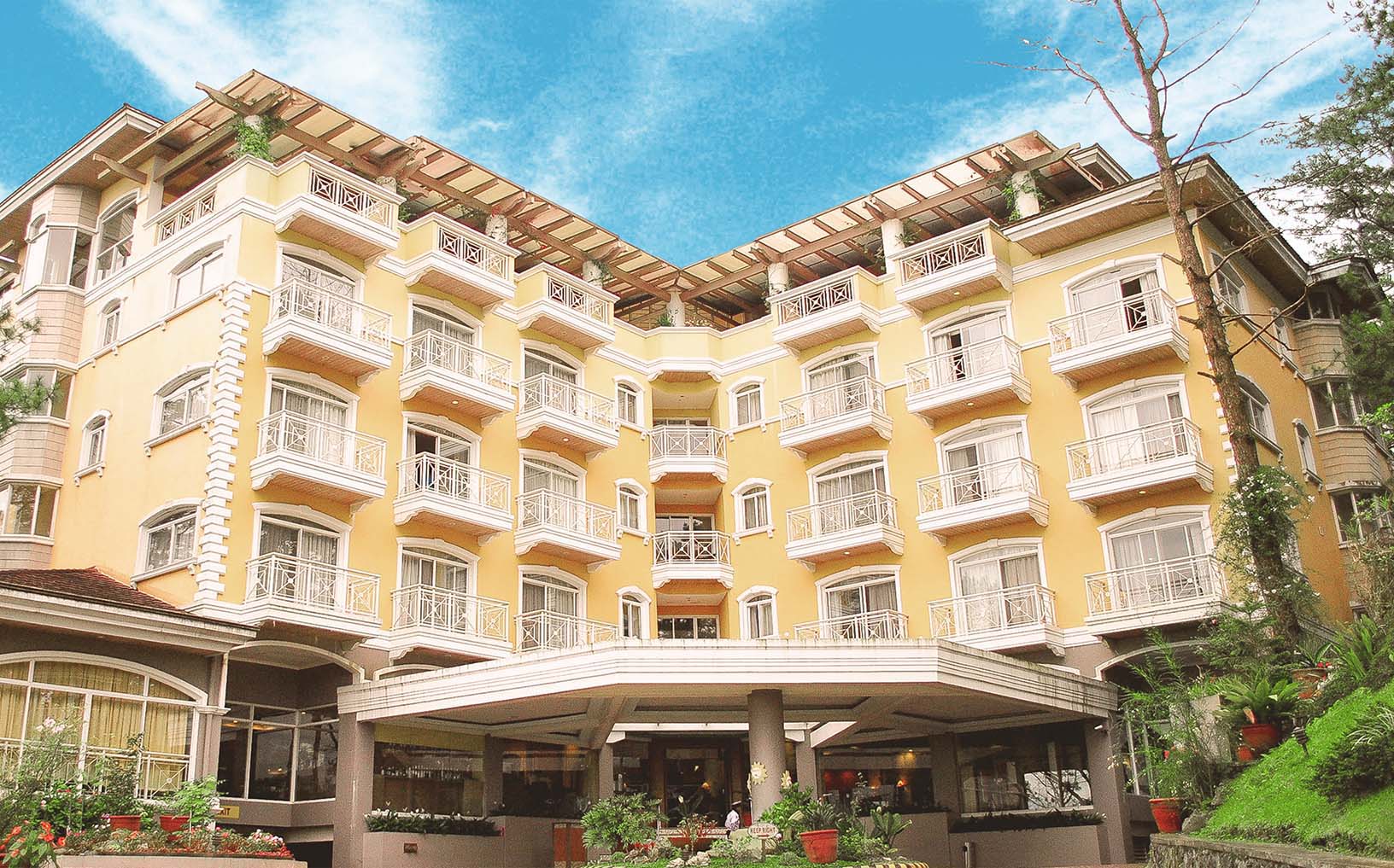 Hotel Elizabeth Baguio and its garden-inspired exterior
